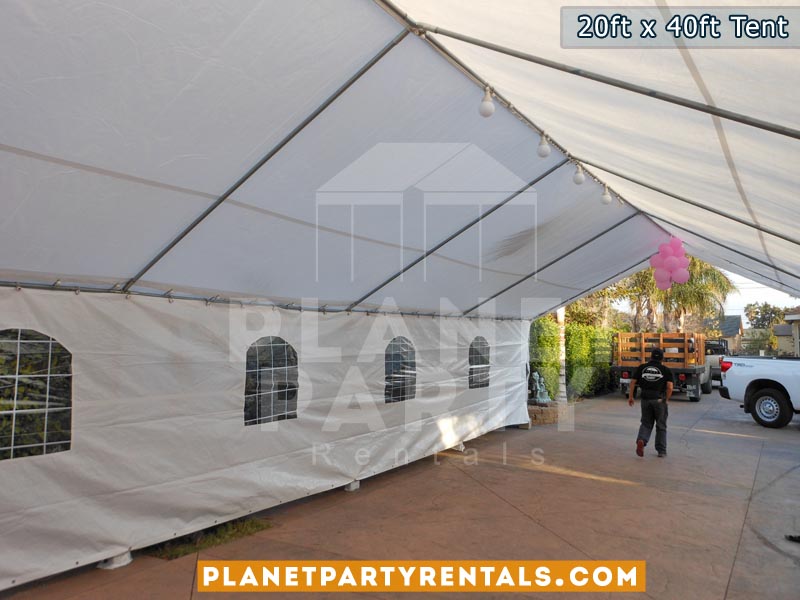 20ft x 40ft Tent for Weddings Quinceanera Corporate Events | San Fernando Valley | Party Tent Rentals